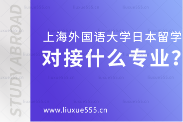 上海外国语大学日本国际本科项目对接什么专业？