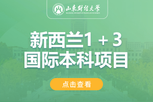 2024山东财经大学新西兰1+3留学项目招生简章