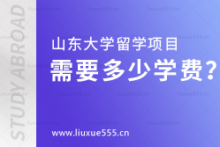 山东大学美英澳国际教育项目出国留学项目需要多少学费？