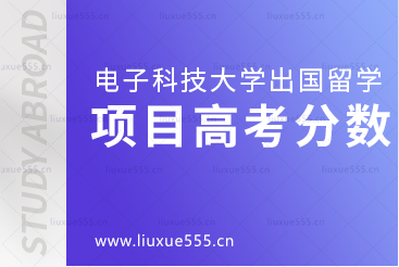 电子科技大学出国留学项目高考分数要求多少？