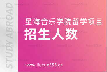 星海音乐学院留学项目的招收人数