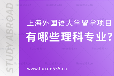 上海外国语大学留学项目有哪些理工类专业