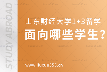 山东财经大学1+3留学项目面向哪些学生招生？