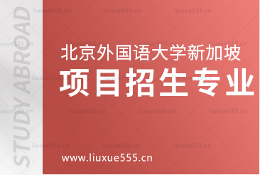 北京外国语大学新加坡出国留学项目招生专业有哪些？