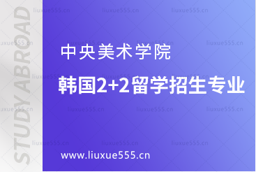 中央美术学院韩国2+2留学招生专业