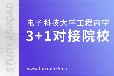电子科技大学工程商学3+1留学项目对接院校