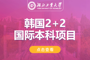 2024湖北工业大学韩国2+2国际本科项目招生简章