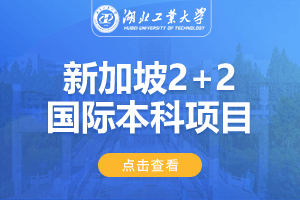 2024湖北工业大学新加坡2+2国际本科项目招生简章