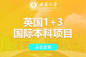 2024西南大学1+3英国名校直升项目