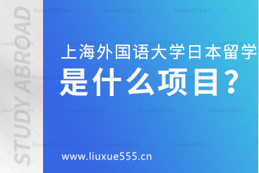 上海外国语大学日本1+4国际本科项目是什么？