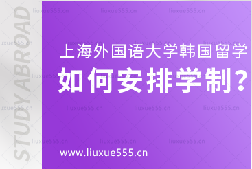 上海外国语大学韩国1+4国际本科项目如何安排学制？