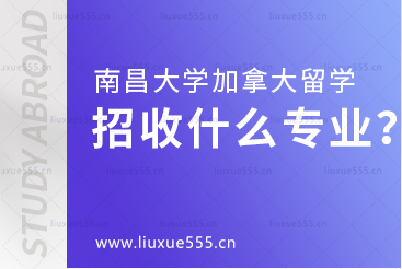 南昌大学加拿大国际本科项目招收什么专业？