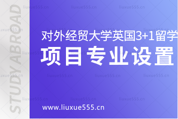 对外经贸大学英国3+1留学项目专业有哪些？