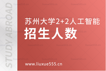 苏州大学2+2国际本科人工智能班招生人数是多少？