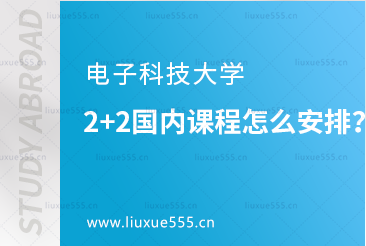 电子科技大学2+2国内课程怎么安排？