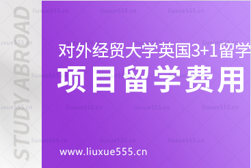 对外经贸大学英国3+1留学项目留学费用是多少？