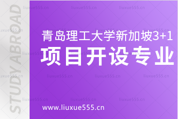 青岛理工大学新加坡3+1留学项目开设专业有哪些？