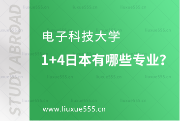 电子科技大学1+4日本有哪些专业？