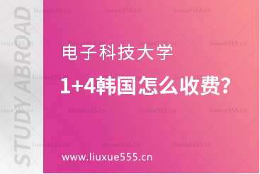 电子科技大学1+4韩国怎么收费？