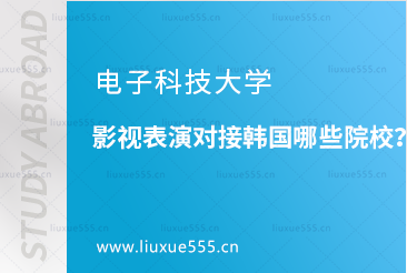 电子科技大学影视表演对接韩国哪些院校？