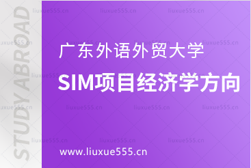 广东外语外贸大学SIM项目经济学方向