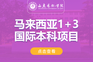 2024山东艺术学院马来西亚1+3国际本科项目招生简章