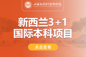 2024上海立信会计金融学院新西兰SQA3+1国际本科项目招生简章