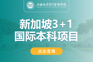 2024上海立信会计金融学院新加坡SQA3+1国际本科项目招生简章