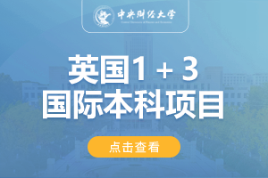 2024中央财经大学保险学院英国1＋3国际本科