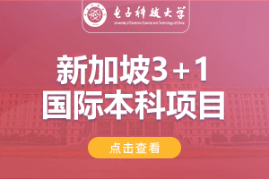 2024电子科技大学新加坡SQA3+1国际本科项目