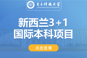2024电子科技大学新西兰SQA3+1国际本科项目