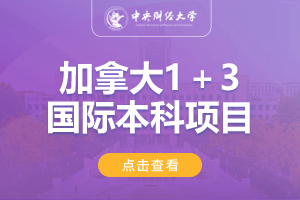 2024中央财经大学保险学院加拿大1＋3国际本科