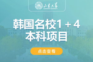 2024山东大学韩国名校本科项目