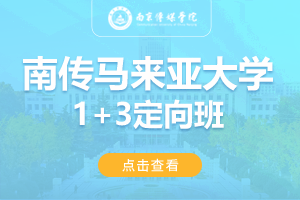 2024南京传媒学院马来亚1+3定向班招生简章