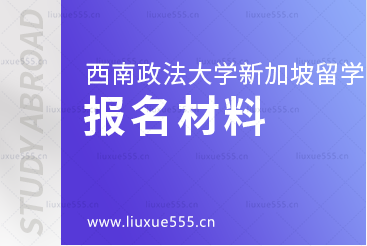 西南政法大学新加坡2+2项目报名材料有哪些？