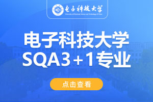电子科技大学SQA3+1专业设置