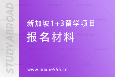 上海外国语大学新加坡1+3留学项目报名材料