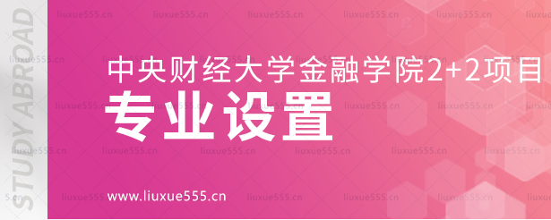 中央财经大学金融学院2+2项目的专业设置.png