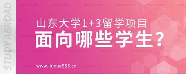 山东大学1+3留学项目面向哪些学生招生？.png