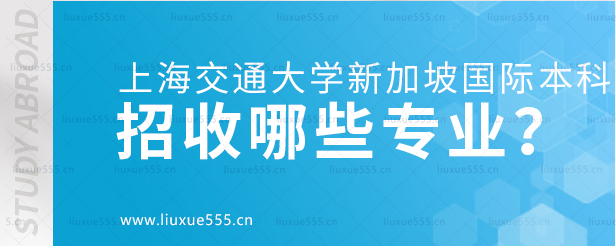 上海交通大学新加坡国际本科项目招收哪些专业？.png